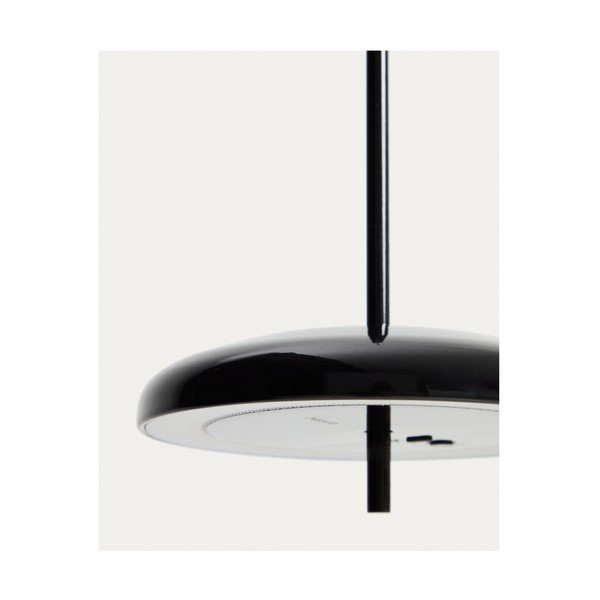 Crna LED stropna svjetiljka s mogućnosti zatamnjivanja s metalnim sjenilom ø 16 cm Porte – Kave Home-image-3