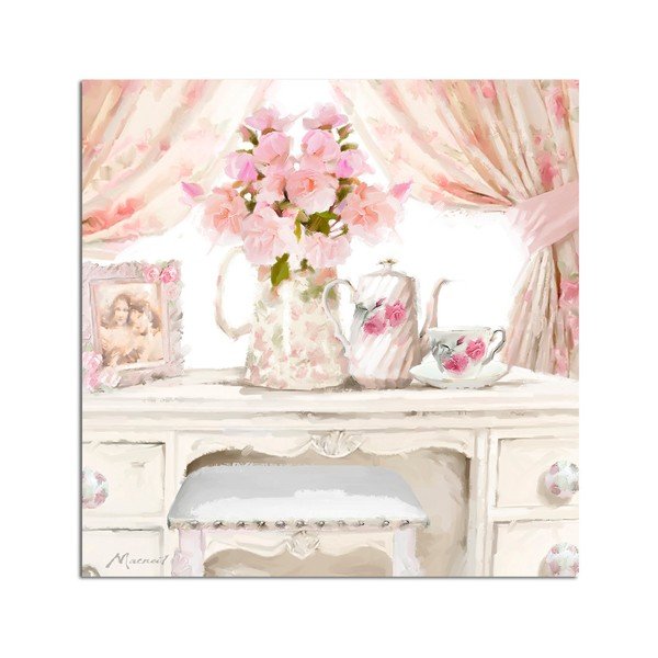 Slika Styler Canvas Watershabby Pink, 32 x 32 cm-image-1