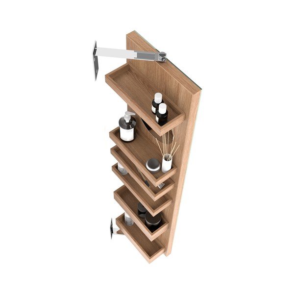 Rotirajuće zrcalo s policama Wireworks Cosmos, visina 114 cm-image-3