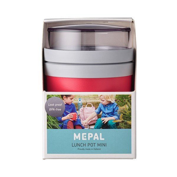 Crvena posuda za grickalice Mepal Ellipse Mini -image-2