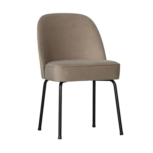 Bež baršunaste blagovaonske stolice u setu 2 kom Vogue – WOOOD