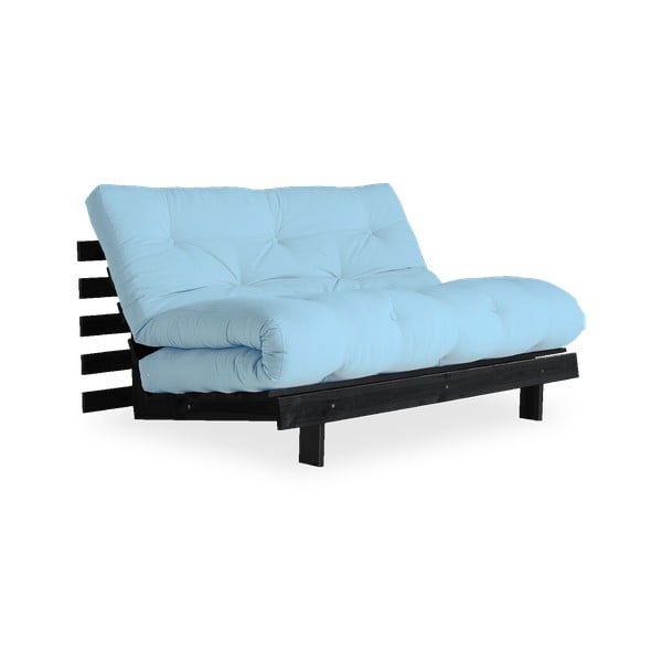Promjenjiva sofa Karup Design Roots Crna/Svijetloplava