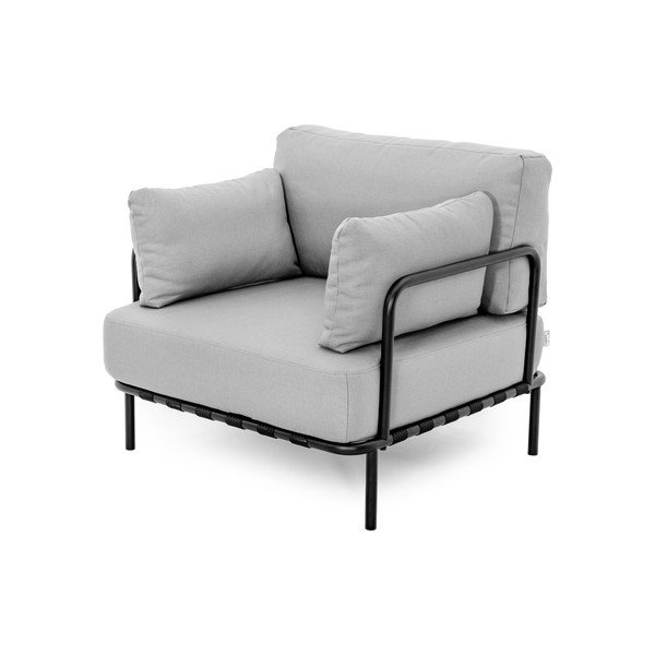 Svijetlo siva podstavljena vrtna fotelja Salve – Sit Sit-image-3