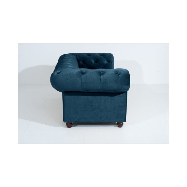 Plava sofa Max Winzer Orleans Velvet, 196 cm-image-4