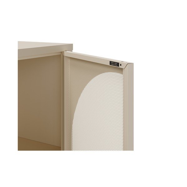 Krem komoda 160x90 cm Tayra – Marckeric-image-4