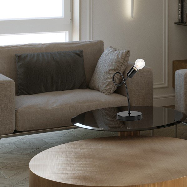 Crna stolna lampa - LAMKUR-image-2