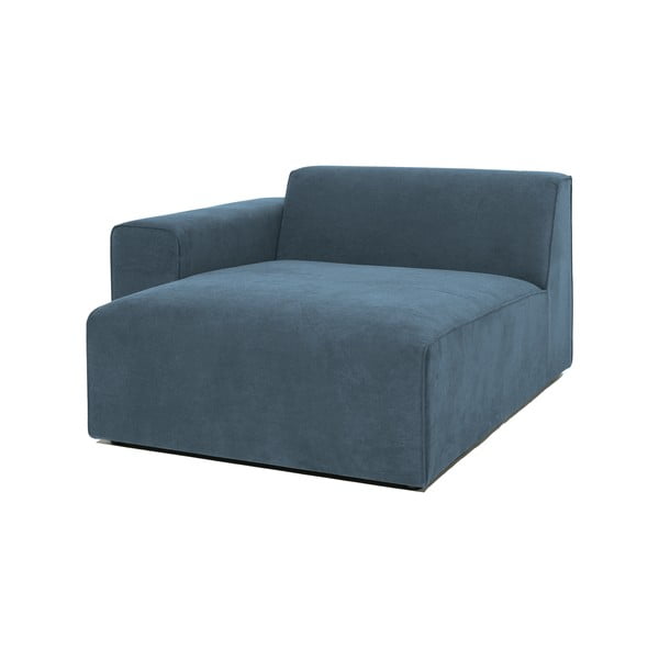 Plava modularna sjedeća garnitura od samta (s lijevim kutom) Sting – Scandic-image-1