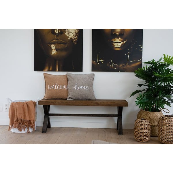 Smeđi ukrasni jastuk Tiseco Home Studio Damian W, 45 x 45 cm-image-1