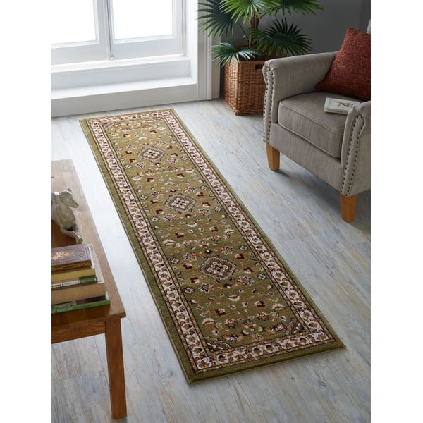Zelena staza 66x300 cm Sherborne – Flair Rugs-image-1