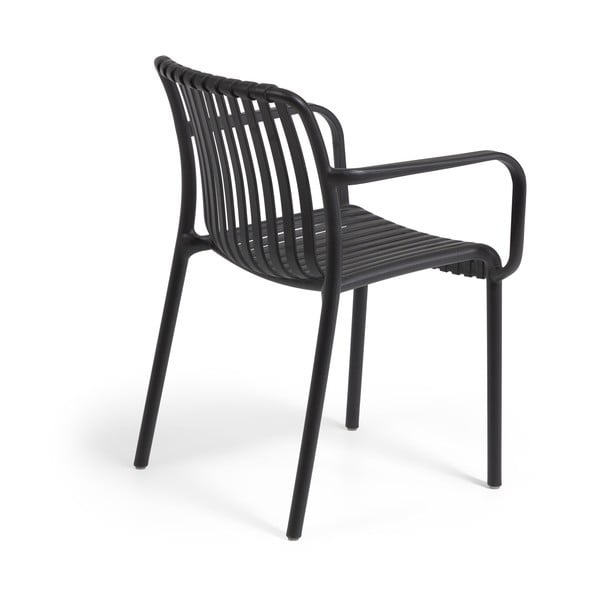 Crna vrtna stolica Kave Home Isabellini-image-3