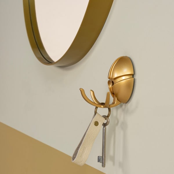 Plastična zidna kuka u zlatnoj boji Tick – Spinder Design-image-3