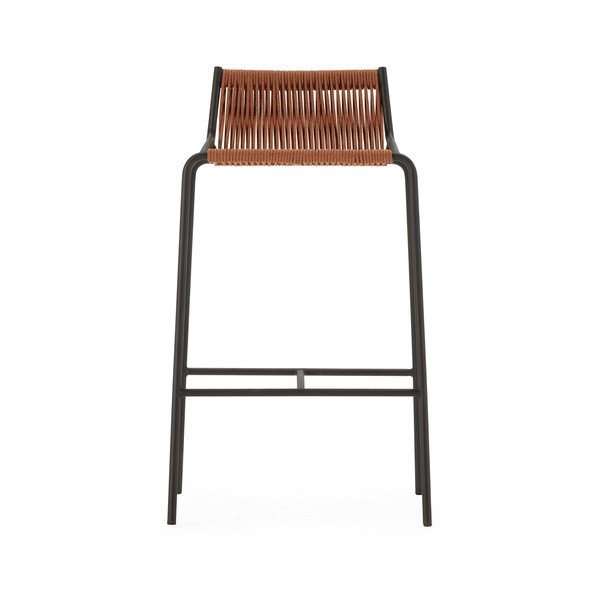 Metalna barska stolica boja terakote (visine sjedala 65 cm) Emily – Marckeric-image-4