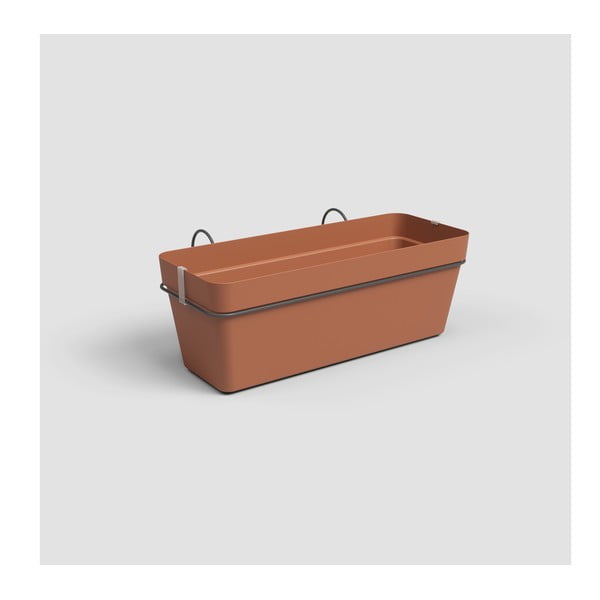 Viseća i zidna/samozaljevajući tegla za cvijeće od reciklirane plastike 50 cm Capri – Artevasi-image-1