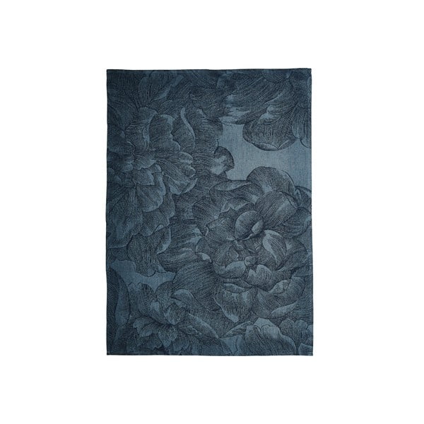 Plavi kuhinjski ručnik iz pamuka Södahl Rose, 50 x 70 cm