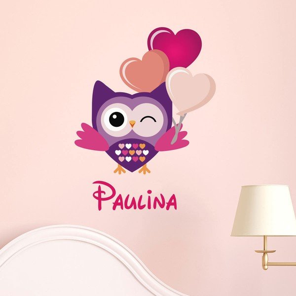 Zidna naljepnica s imenom Ambiance Festive Owl-image-1