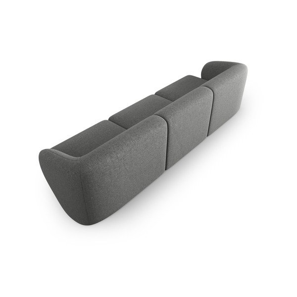 Siva sofa od šenila 266 cm Paolo – Milo Casa-image-3