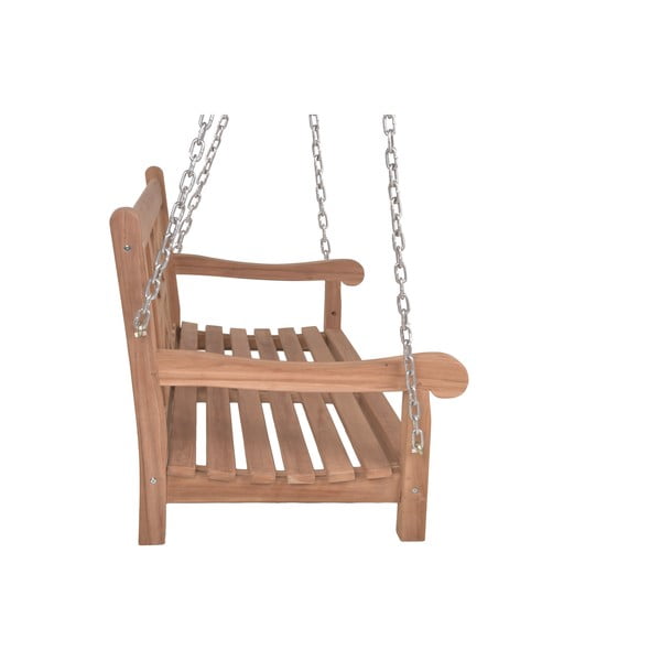 Vrtna ljuljačka od masivnog drveta u prirodnoj boji Latoa – Garden Pleasure-image-2