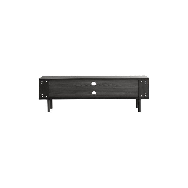 Crna TV komoda u dekoru jasena 160x50x43 cm Sion – Jotex-image-3