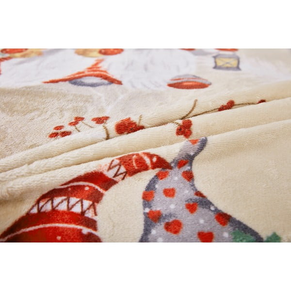 Svjetlo smeđa posteljina za krevet za jednu osobu od mikropliša 140x200 cm Goblin – My House-image-3