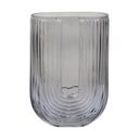Svijetlo siva staklena vaza (visina 19 cm) – House Nordic
