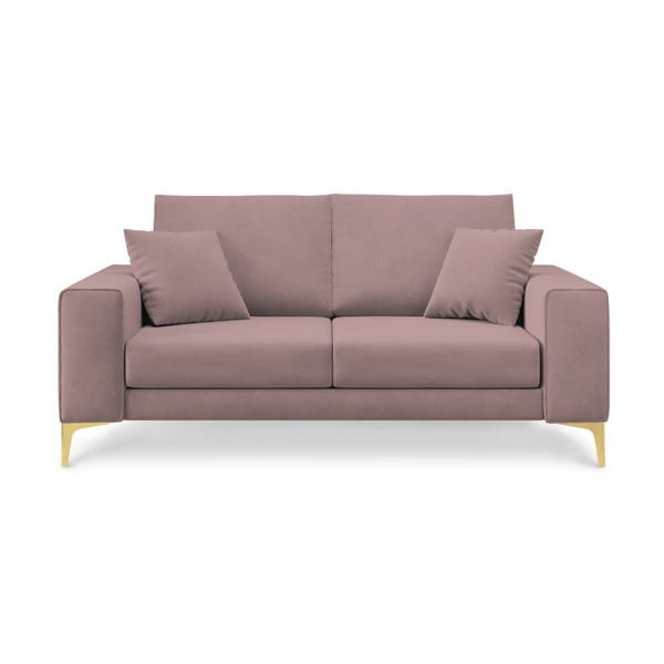 Puderasto roza kauč Cosmopolitan Design Basel, 174 cm