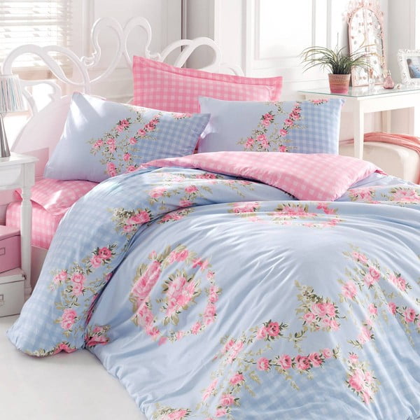 Pamučna posteljina sa Sofi Blue plahtama