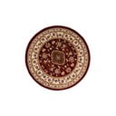 Crveni okrugli tepih 133x133 cm Sherbone – Flair Rugs