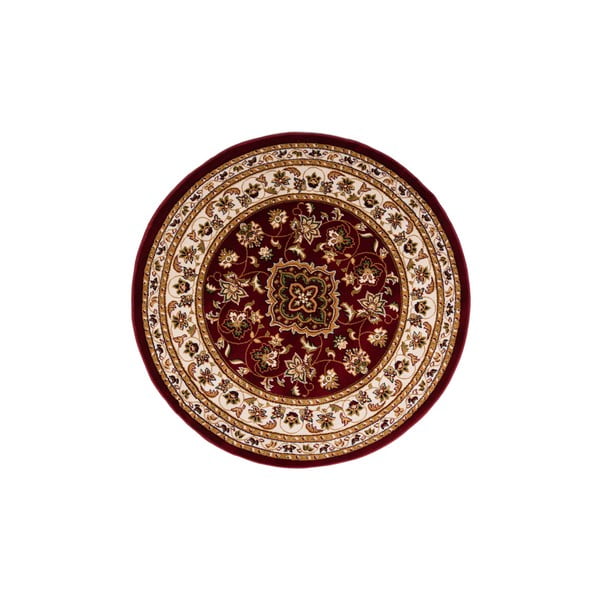 Crveni okrugli tepih 133x133 cm Sherbone – Flair Rugs