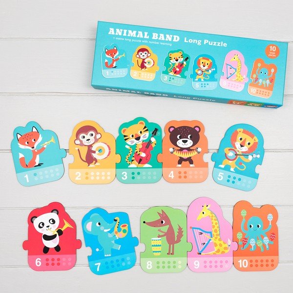 Puzzle (broj komada 10 kom) Animal Band – Rex London-image-1