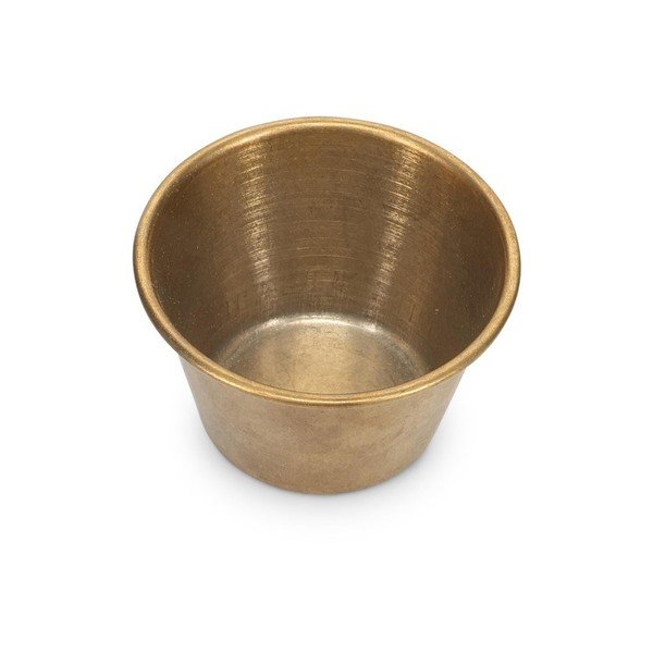 Metalna zdjelica za posluživanje u zlatnoj boji 110 ml Serve – BonBistro-image-1