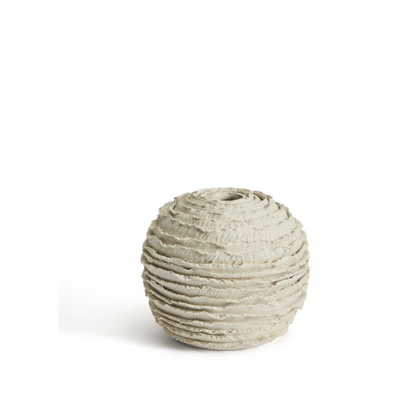 Krem keramička ručno izrađena vaza (visina 15,5 cm) Evania – Kave Home