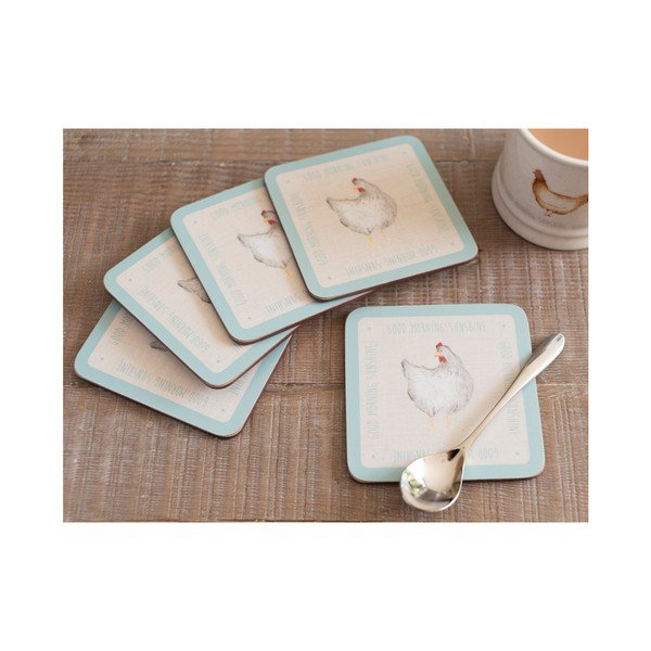 Set od 6 podmetača od pluta Creative Tops Feather Lane-image-1