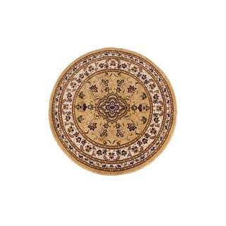 Bež okrugao tepih ø 133 cm Sherbone – Flair Rugs