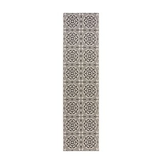 Siva vanjska staza Flair Rugs Casablanca, 60 x 230 cm