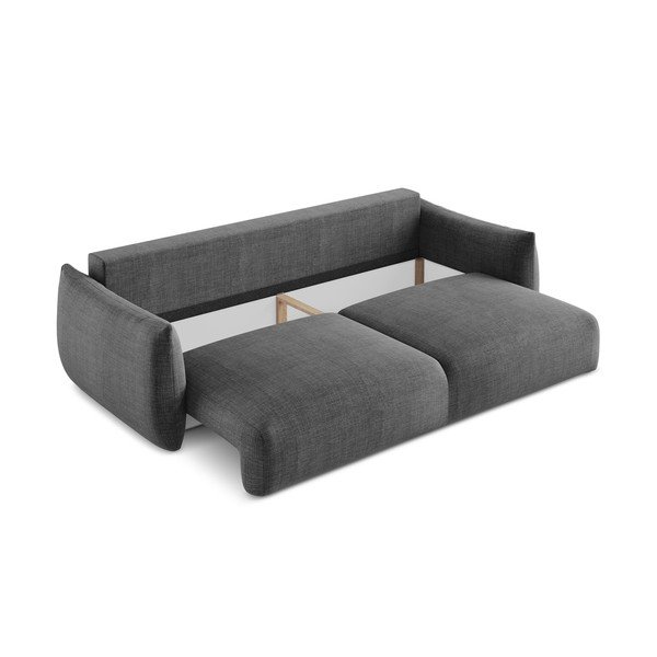 Tamno siva sklopiva sofa 230 cm Leila – Makamii-image-4