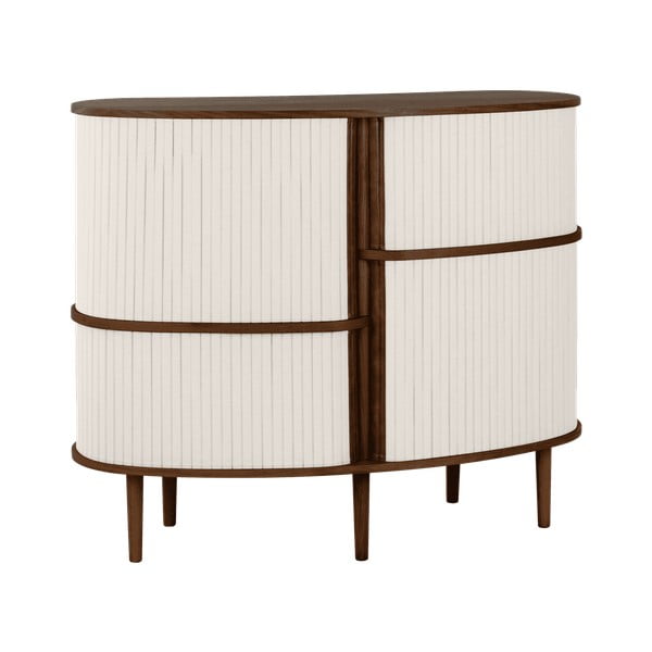 Smeđi/bež ormarić u dekoru hrasta s kliznim vratima 120x100x50 cm Audacious – UMAGE-image-1