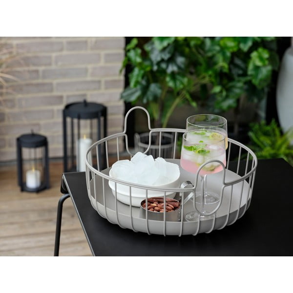 Metalna košara od žice ø 38x18 cm Inu – Zone-image-1