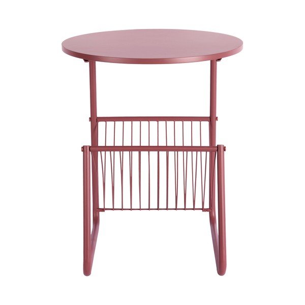 Metalni okrugao pomoćni stol ø 40 cm Riqueza Revista – Leitmotiv-image-4