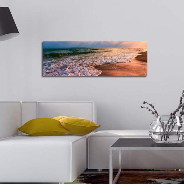 Slika s pozadinskim osvjetljenjem Wallity Beach, 90 x 30 cm-image-3