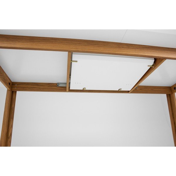 Bijeli blagovaonski stol s hrastovim nogama na razvlačenje Tenzo Profil-image-4