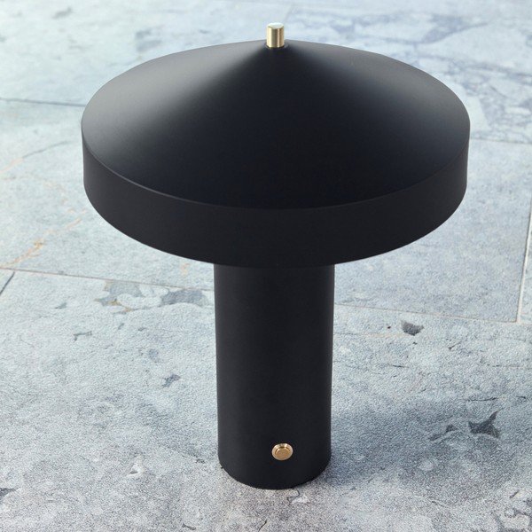 Crna metalna stolna lampa (visina 41 cm) Hatto – OYOY Living Design-image-1