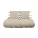 Kauč ​​na razvlačenje Karup Design Shin Sano Natural Clear/Linen Beige