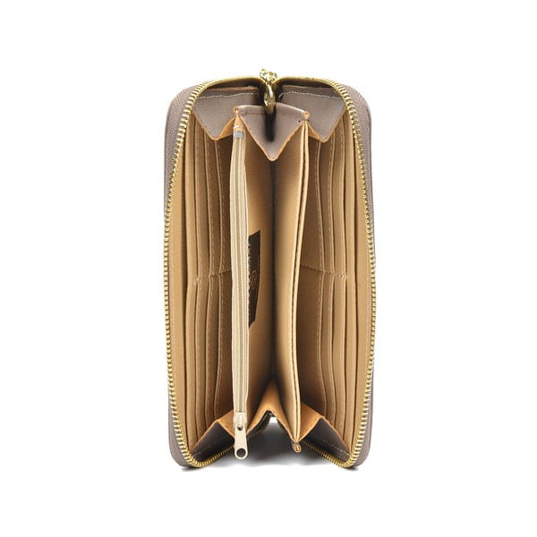 Bež kožni novčanik Luise Vannini Lanza-image-4