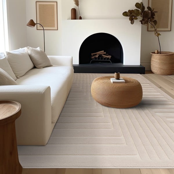 Krem tepih 120x170 cm Valley – Asiatic Carpets-image-1