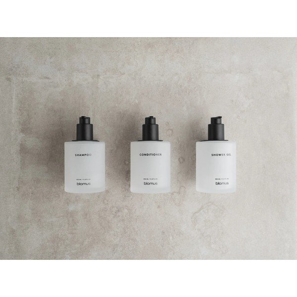 Bijeli stakleni zidni dozatori za sapun u setu 3 kom 350 ml Kirei – Blomus-image-2