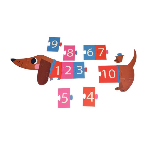 Puzzle (broj komada 16 kom) Sausage Dog – Rex London