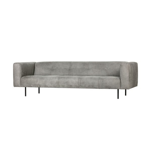 Svijetlo sivi kauč od imitacije kože vtwonen Skin, 250 cm-image-2