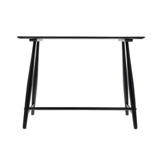 Crni konzolni stol od hrastovine 100x44,5 cm Bast - Villa Collection