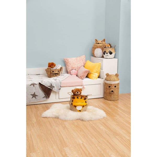 Dječja kutija za pohranu od vodenog zumbula u prirodnoj boji ø 40x43 cm Cat – Compactor-image-3