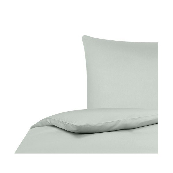 Zelena posteljina od pamuka i bambusa 200x135 cm Skye - Westwing Collection-image-2